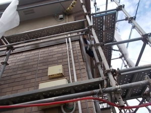 高知市みづき　Ｕ観月坂様　外壁　クリヤー塗装