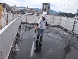 高知市八反町　コーポＧ様　高圧洗浄