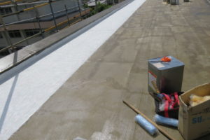 高知市八反町　コーポＧ様　屋上　ＦＲＰ防水