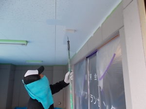 香美市土佐山田町　N山田様　天井　塗装