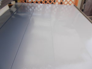 高知市加賀野井　S様邸　倉庫屋根　上塗　完了