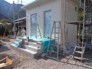 安芸市大井　簡易水道施設　新築工事　塗装・防水