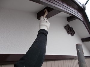 高知市中久万　H様貸家　ケタ　塗装