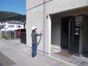 高知市中秦泉寺　T様邸　外壁目地　シーリング打替
