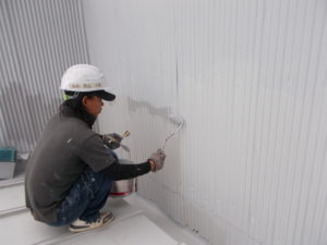 高知市本町 Kキリスト教会様 外壁 下塗(錆止め)