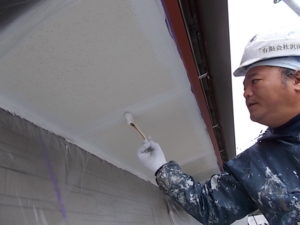 土佐市蓮池　H様邸　軒天井　塗装