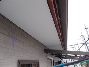 土佐市蓮池　H様邸　軒天井　塗装　完了