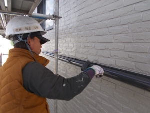 高知市潮見台　Ｋ様邸　中間見切　塗装