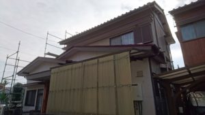 高知市神田　Ｏ様邸　足場仮設