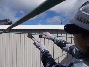 香南市野市町　O様邸　鉄部　ケレン