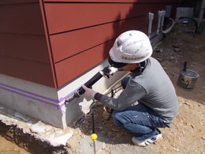 高知市旭天神町　Ｋ様邸新築工事　シーリング