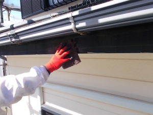 高知市潮見台　T様邸　鼻隠し　ケレン