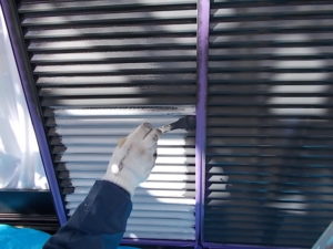 高知市潮見台　Ｔ様邸　戸袋　塗装