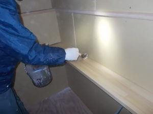 高知市朝倉　Ｉ歯科様新築工事　内部　塗装