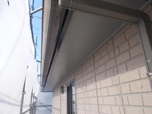 高知市長浜　H様邸　軒天井　塗装　完了