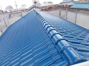 安芸市赤野　Ｋ様邸　屋根　塗装　完了