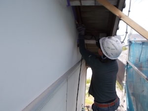 安芸市赤野　F様邸　漆喰外壁　塗装