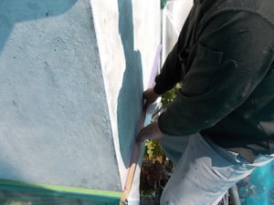 安芸市赤野　F様　漆喰外壁　塗装
