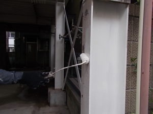 高知市秦南町　住宅　鉄部　塗装