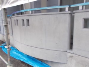 高知市北秦泉寺　Ｇハｲﾂ様　打放し外壁　ｱｸﾘﾙｼﾘｺﾝ樹脂クリヤー