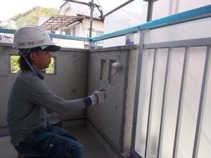 高知市北秦泉寺　Ｇハイツ　外壁　塗装