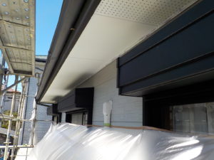 高知市潮見台　H様邸　軒天井　塗装
