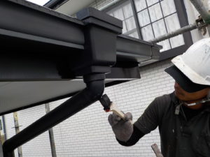 高知市潮見台　H様邸　付帯部（トイ）塗装