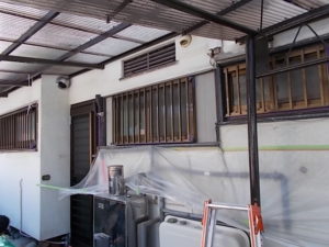 高知市鴨部　Y様邸　窓枠　塗装