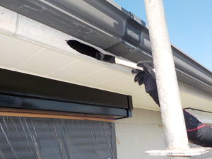 香南市野市町 N様邸 付帯部(鼻隠し) 塗装