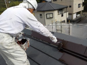 高知市神田　S様邸　屋根　塗装