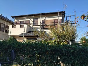 高知市北金田 M様邸 足場仮設