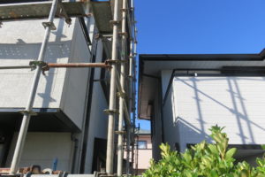 香南市野市町 N様邸 足場仮設