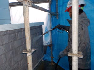 高知市一ツ橋町 F様 外壁 高圧洗浄