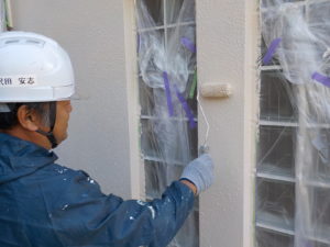 高知市池　O池様　ｴﾝﾄﾗﾝｽ廻り外壁　塗装