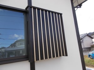 土佐市　Ｎ様邸新築工事　木部塗装