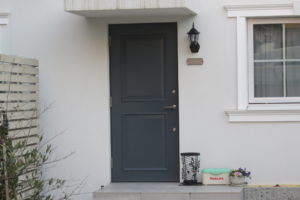 高知市升形　Ｙ様邸　玄関ドア　塗装