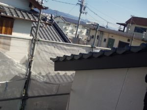 南国市大そね　M様邸　破風板　板金工事