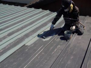 いの町枝川　K様邸　屋根　塗装