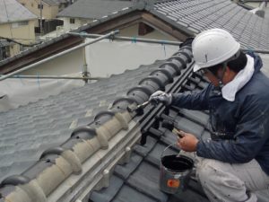 高知市西秦泉寺　N様邸　屋根塗装