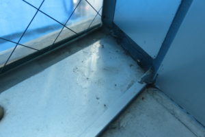 高知市神田 N様社屋 雨漏り調査 浸入水確認