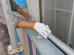 高知市北金田 T様邸 鉄部 ケレン