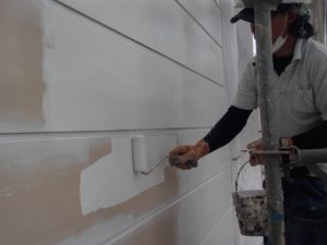 高知市神田　N様社屋　外壁　シリコン　塗装