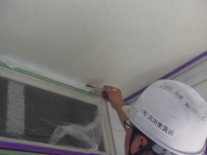 高知市薊野北町　S様邸  付帯部（軒天井）　塗装