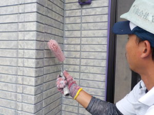香南市野市町　Ｔ様邸　外壁　ＷＢアート　塗装