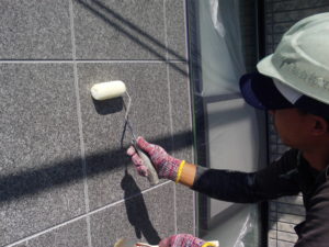 香南市野市町　Ｔ様邸　外壁（クリヤー）塗装