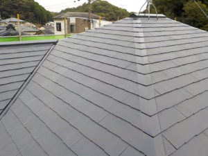 高知市薊野北町 E様邸 屋根 塗装完了