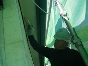 高知市薊野北町 E様邸 付帯部 軒天井 塗装