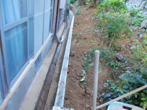 高知市中秦泉寺　Ｓ様貸家　ブロック塀工事