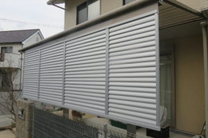 高知市池 H様邸 目隠しフェンス取付工事