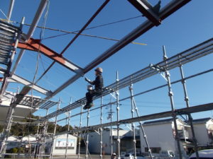 高知市長浜 N様社屋 鉄部塗装